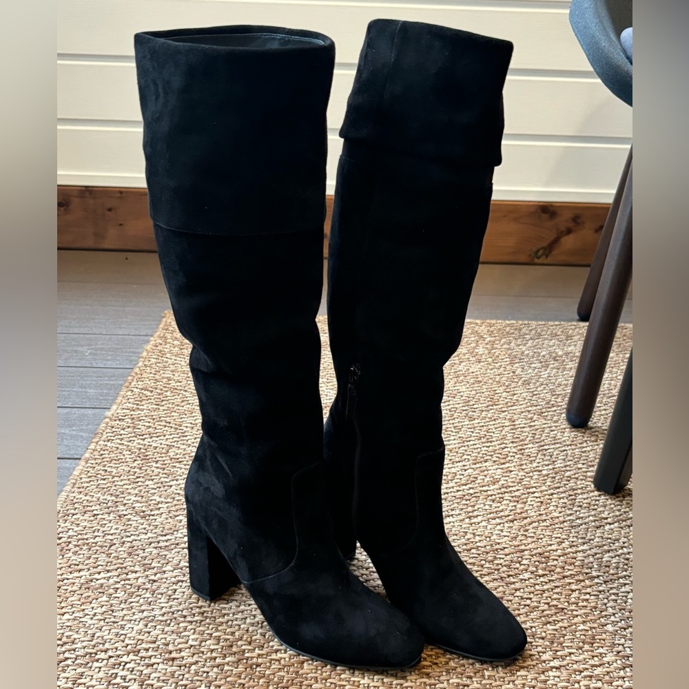 COLE HAAN Knee high suede boots